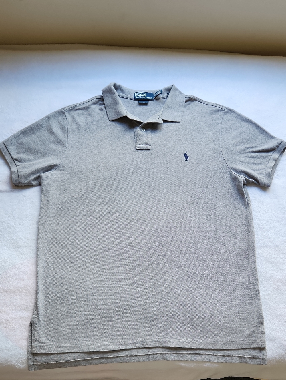 Polo by Ralph Lauren Men’s Light Gray Classic Polo Shirt